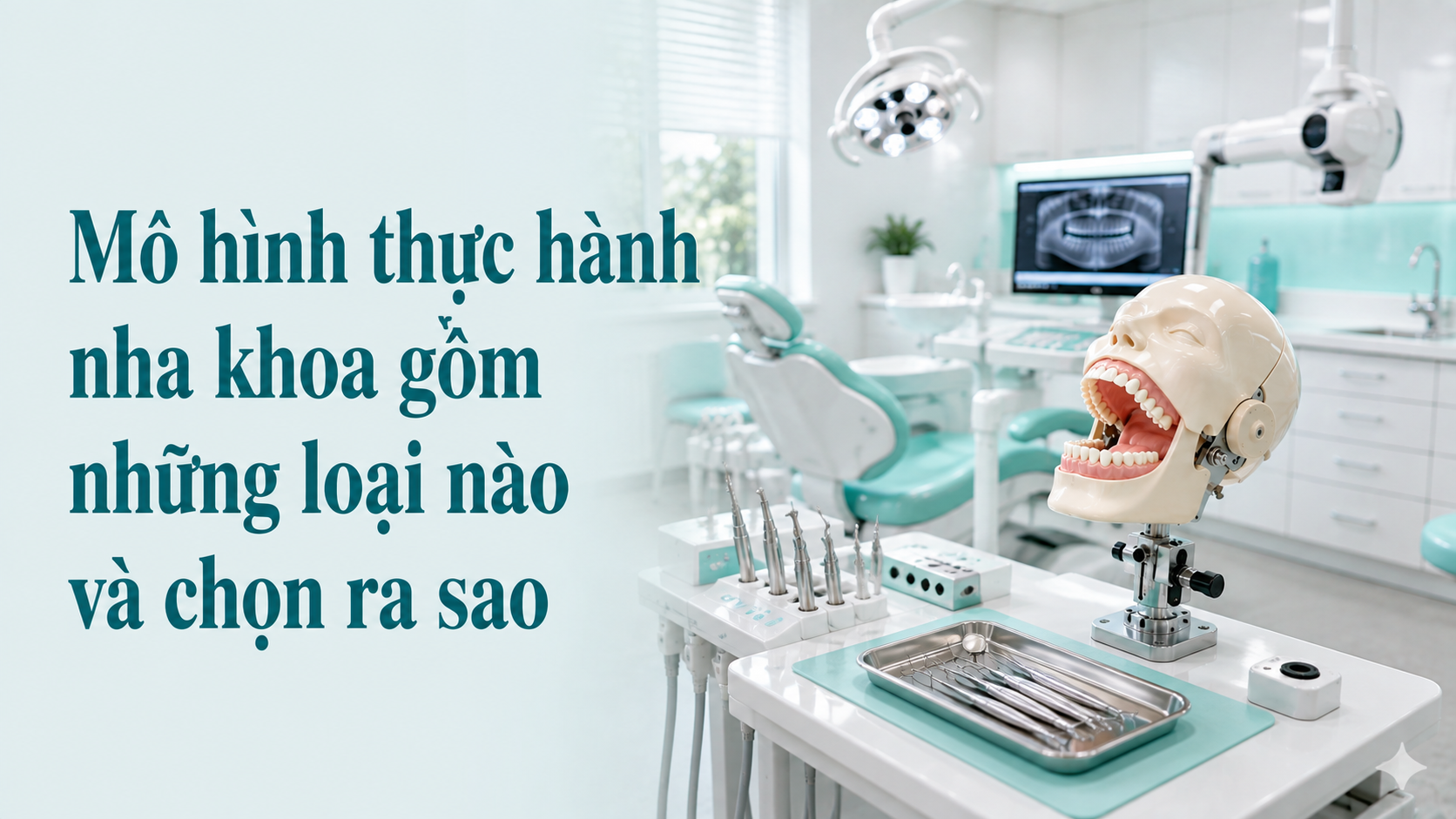 Mô hình thực hành nha khoa gồm những loại nào và chọn ra sao